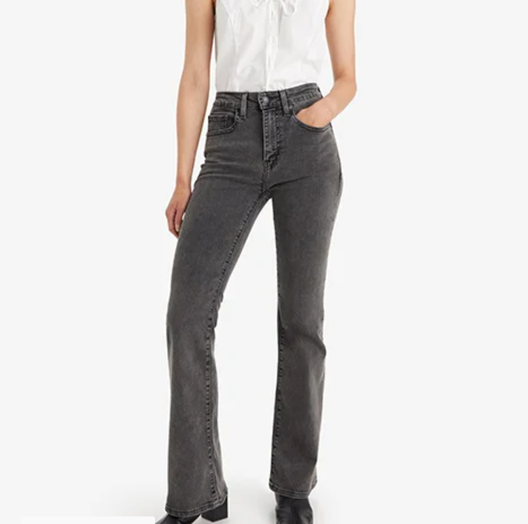VAQUEROS Flare Gris
