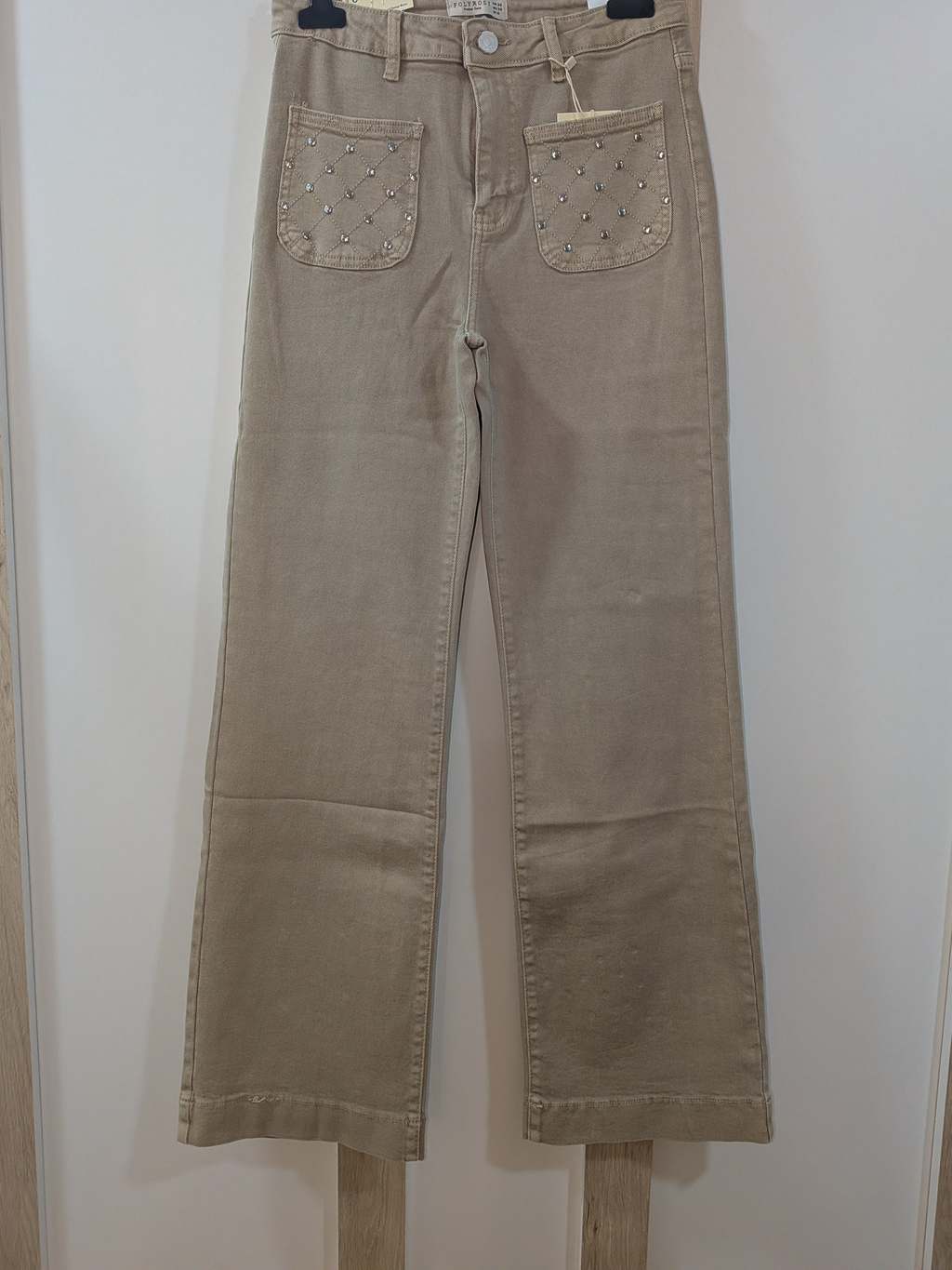 Vaquero Tachas Beige