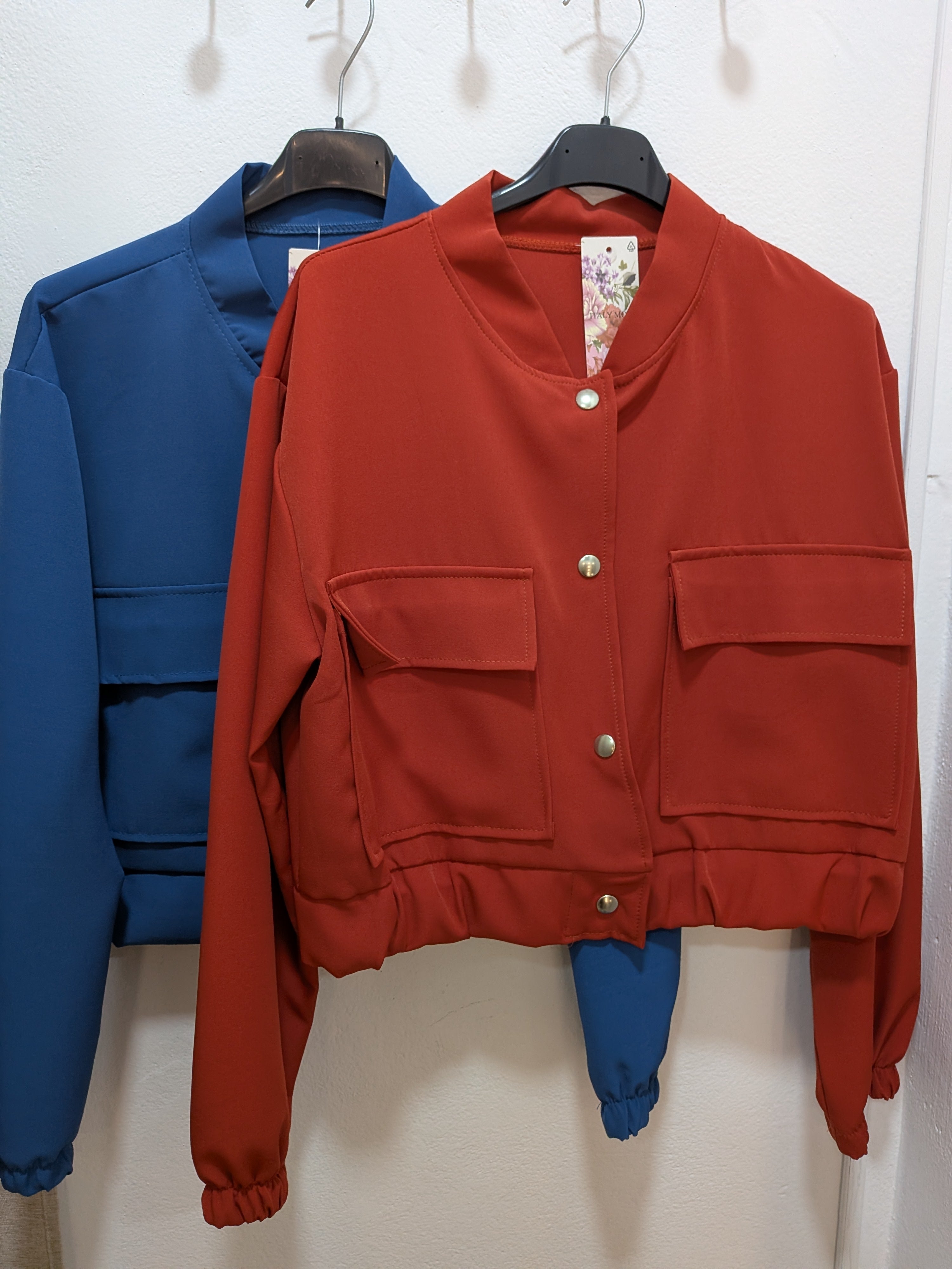Cazadora bomber cuello Mao