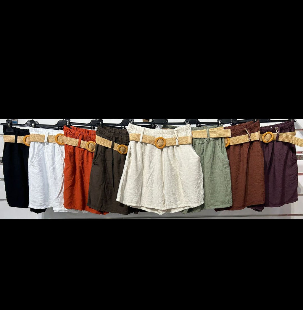 Pantalón corto Lino
