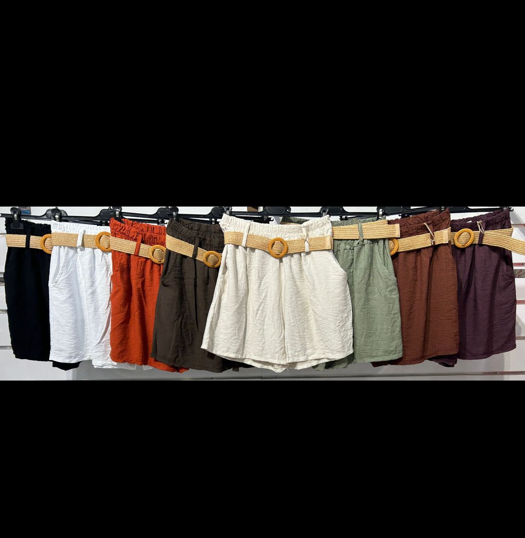 Pantalón corto Lino