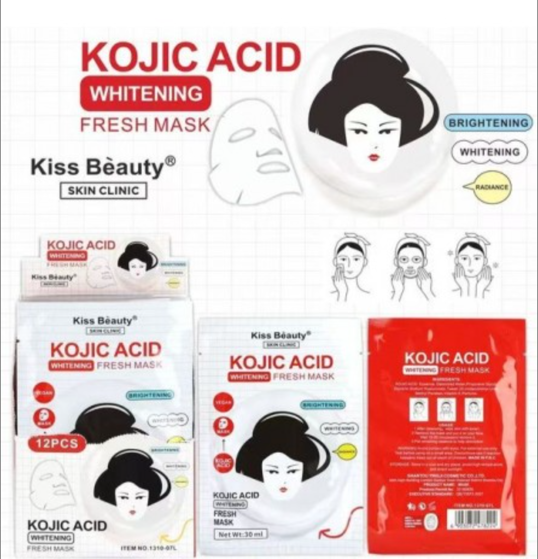 Mascarilla facial ácido kojic