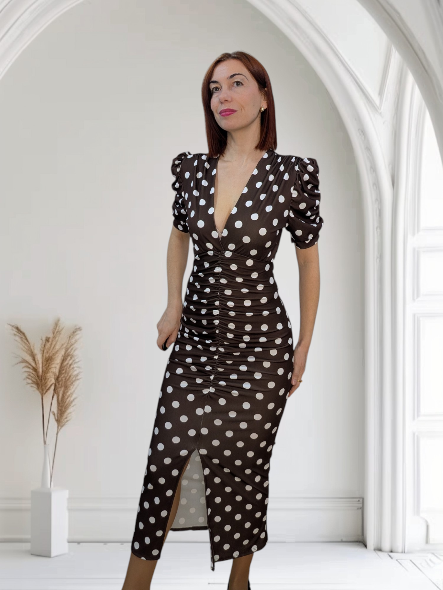 Vestido Frunce cayetana