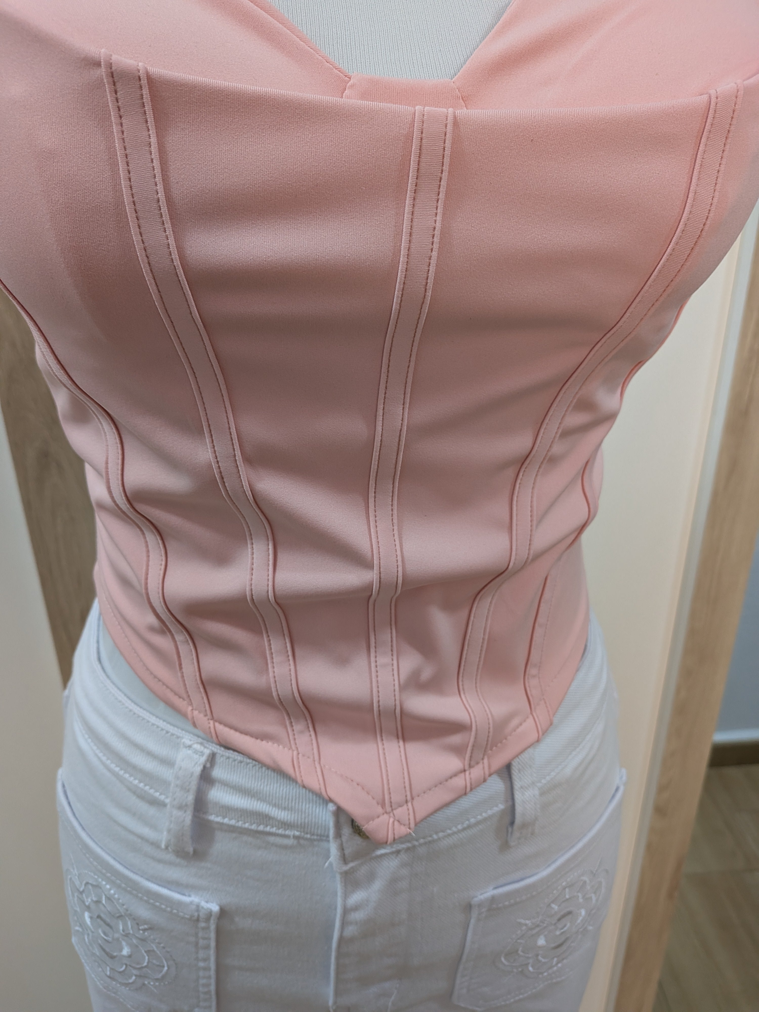 Top escote corazón