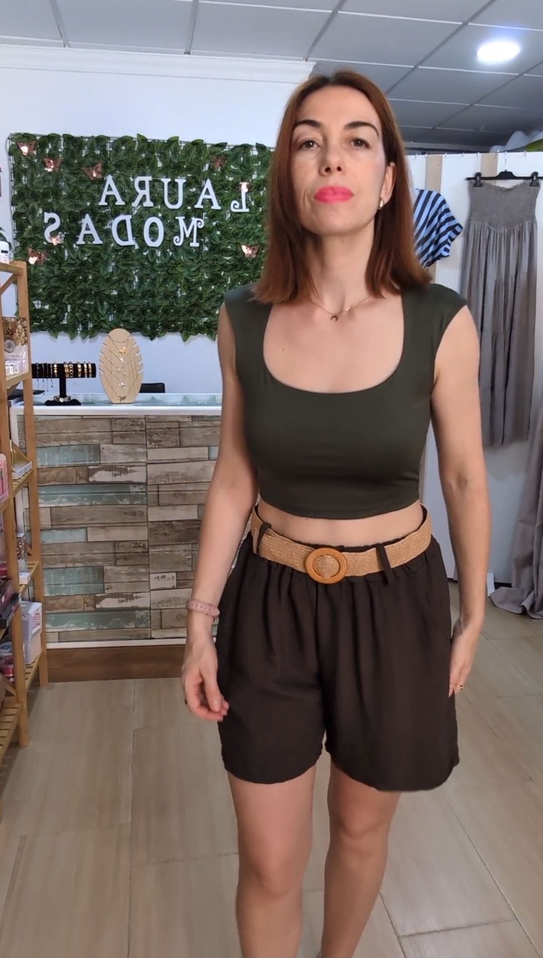 Pantalón corto Lino